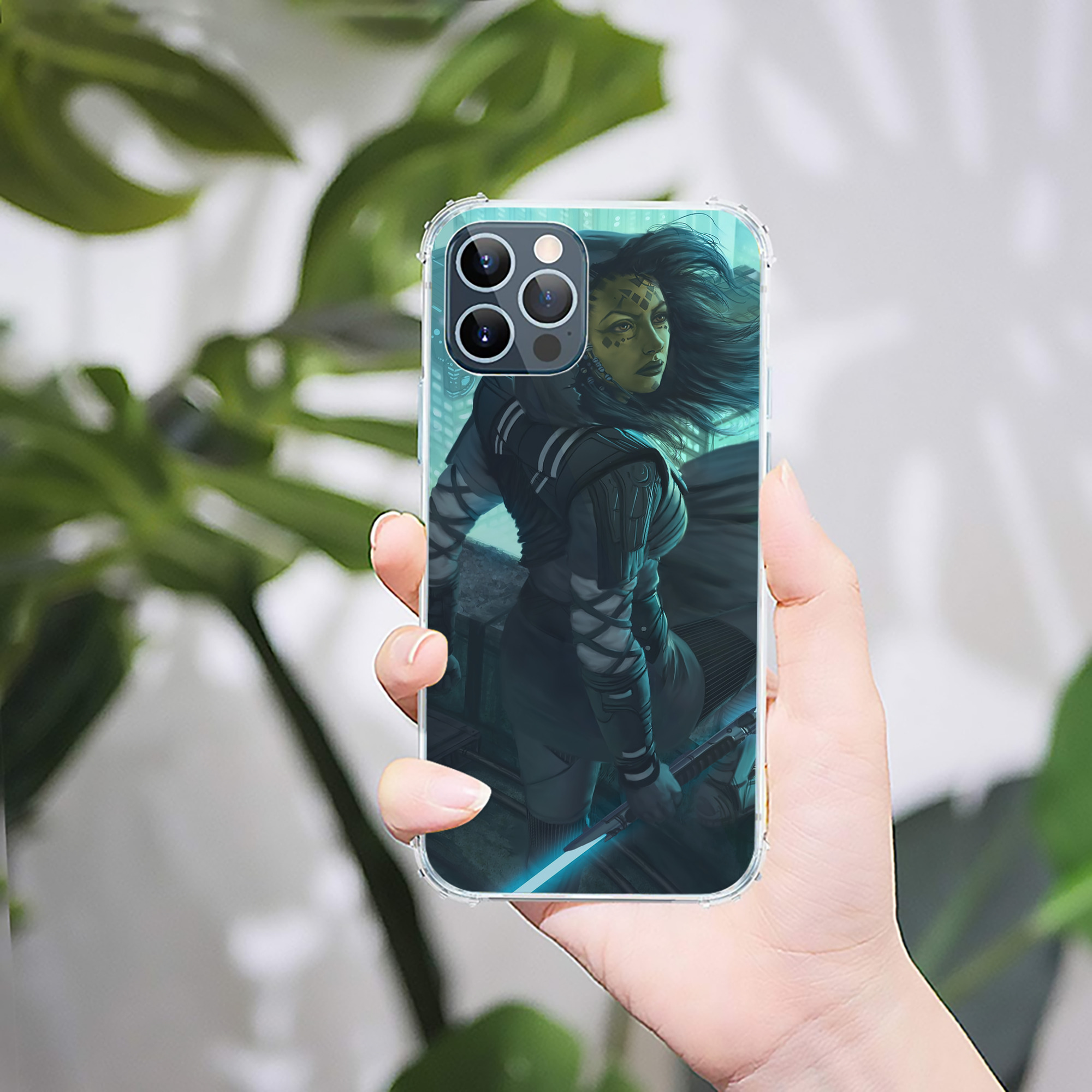 （画像用） スター・ウォーズ Star Wars 【iPhone 12シリーズ対応】透明スマホケース（クリアソフトケース）